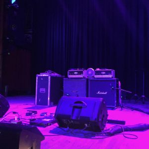 Buckethead's stage before his arrival